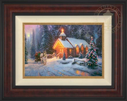 Christmas Chapel I, by Thomas Kinkade