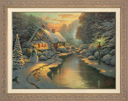 Christmas Evening, by Thomas Kinkade