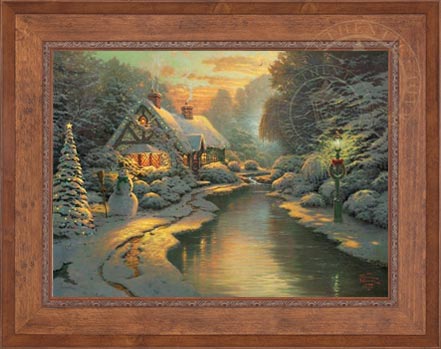 Christmas Evening, by Thomas Kinkade