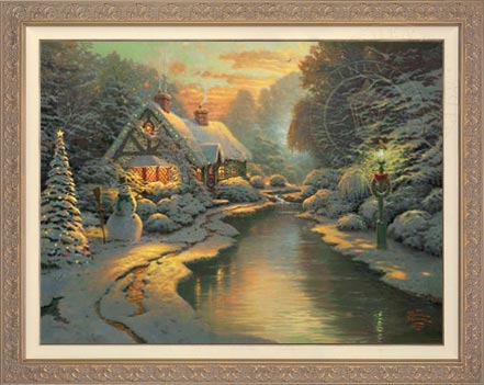 Christmas Evening, by Thomas Kinkade