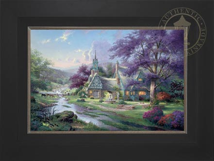 Clocktower Cottage, by Thomas Kinkade