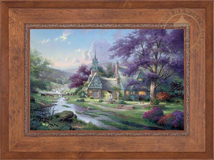 Clocktower Cottage, by Thomas Kinkade