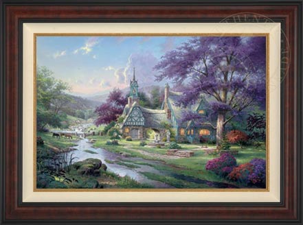 Clocktower Cottage, by Thomas Kinkade