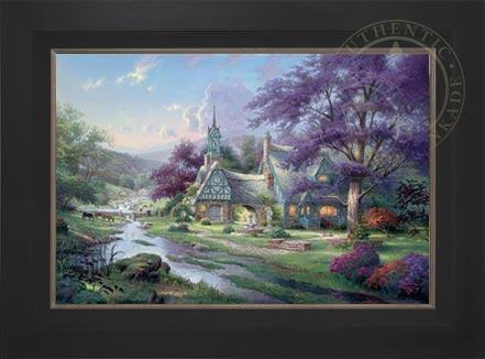 Clocktower Cottage, by Thomas Kinkade