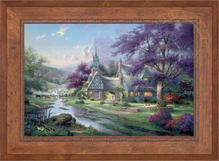 Clocktower Cottage, by Thomas Kinkade