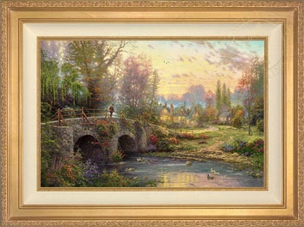 Cobblestone Evening, by Thomas Kinkade