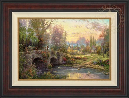 Cobblestone Evening, by Thomas Kinkade