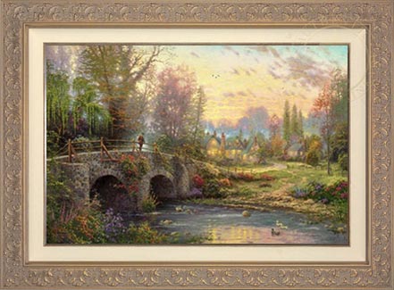 Cobblestone Evening, by Thomas Kinkade