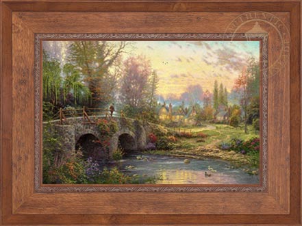 Cobblestone Evening, by Thomas Kinkade