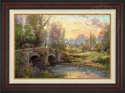 Cobblestone Evening, by Thomas Kinkade