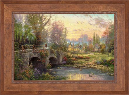 Cobblestone Evening, by Thomas Kinkade