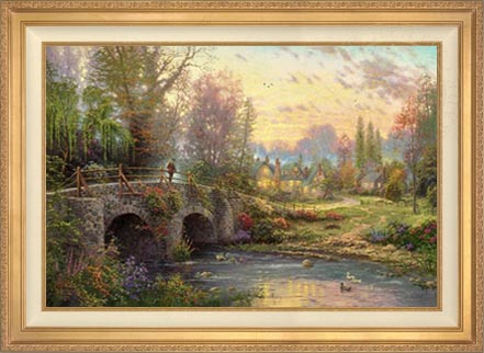Cobblestone Evening, by Thomas Kinkade