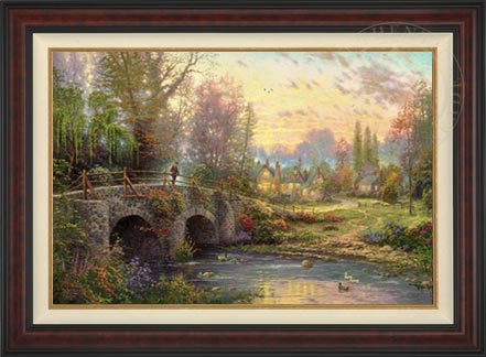 Cobblestone Evening, by Thomas Kinkade