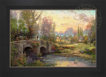 Cobblestone Evening, by Thomas Kinkade