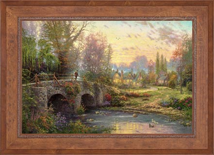 Cobblestone Evening, by Thomas Kinkade