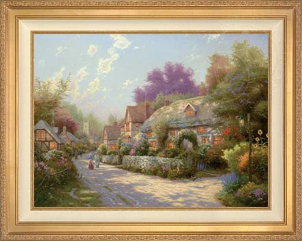 Cobblestone Village, by Thomas Kinkade