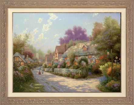 Cobblestone Village, by Thomas Kinkade