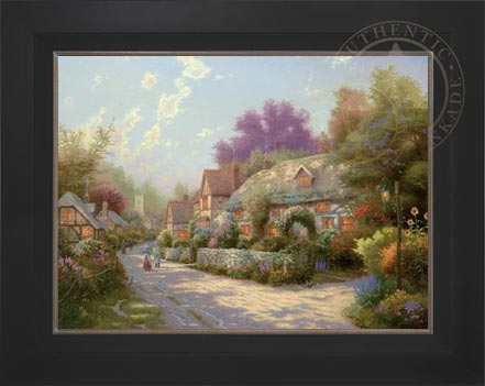 Cobblestone Village, by Thomas Kinkade