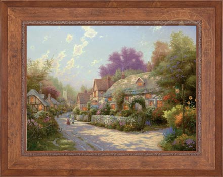 Cobblestone Village, by Thomas Kinkade