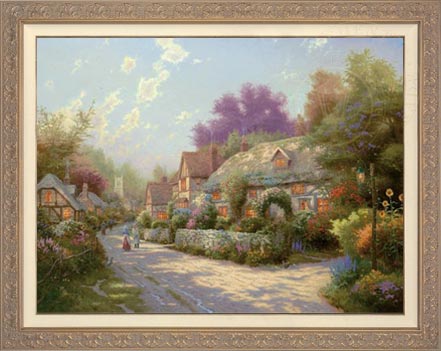 Cobblestone Village, by Thomas Kinkade