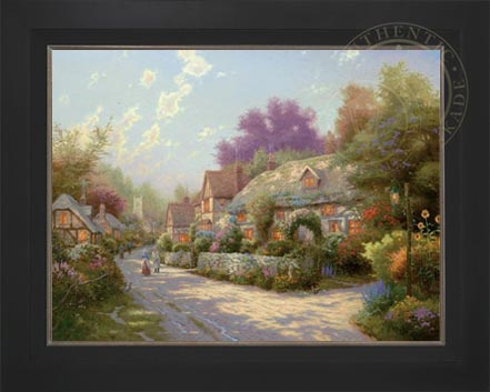 Cobblestone Village, by Thomas Kinkade
