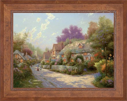Cobblestone Village, by Thomas Kinkade