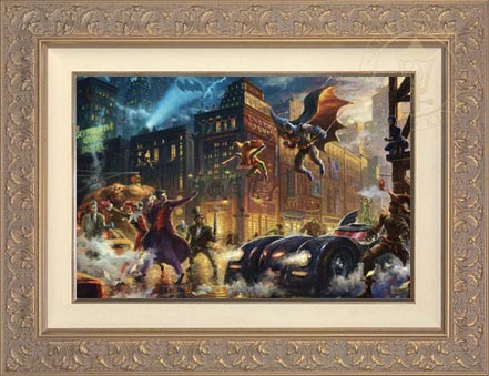 Dark Knight Saves Gotham City, The, by Thomas Kinkade Studios