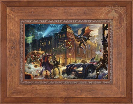 Dark Knight Saves Gotham City, The, by Thomas Kinkade Studios