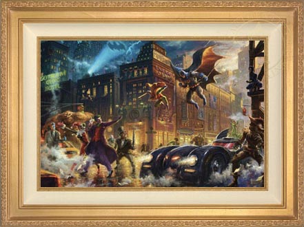Dark Knight Saves Gotham City, The, by Thomas Kinkade Studios