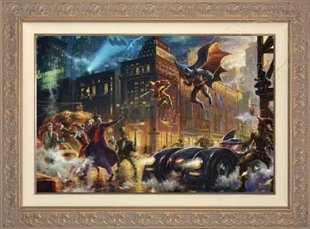 Dark Knight Saves Gotham City, The, by Thomas Kinkade Studios