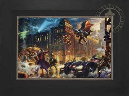 Dark Knight Saves Gotham City, The, by Thomas Kinkade Studios