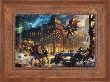 Dark Knight Saves Gotham City, The, by Thomas Kinkade Studios