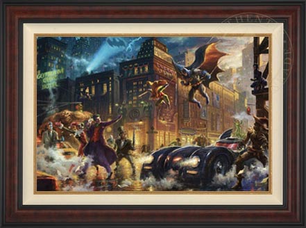 Dark Knight Saves Gotham City, The, by Thomas Kinkade Studios