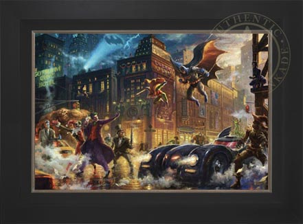 Dark Knight Saves Gotham City, The, by Thomas Kinkade Studios