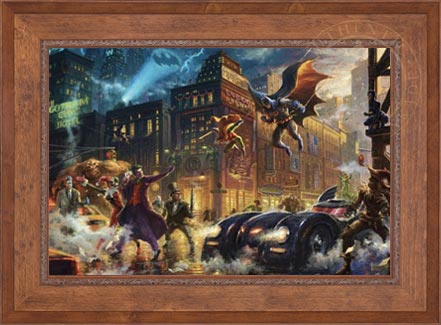 Dark Knight Saves Gotham City, The, by Thomas Kinkade Studios
