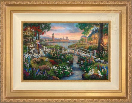 101 Dalmatians, by Thomas Kinkade Studios
