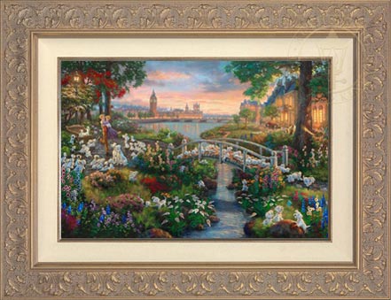 101 Dalmatians, by Thomas Kinkade Studios