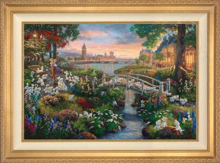 101 Dalmatians, by Thomas Kinkade Studios