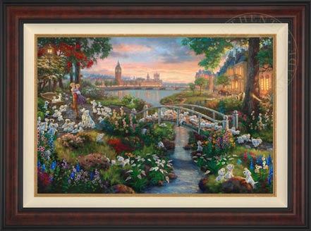 101 Dalmatians, by Thomas Kinkade Studios