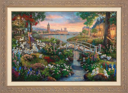 101 Dalmatians, by Thomas Kinkade Studios