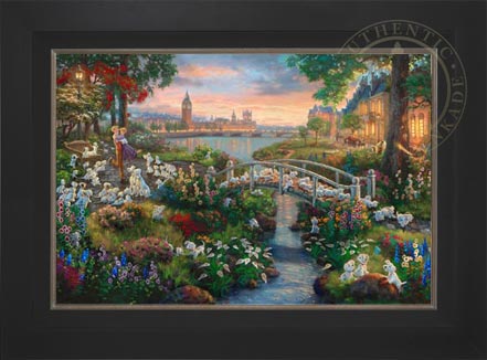 101 Dalmatians, by Thomas Kinkade Studios