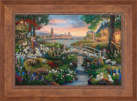 101 Dalmatians, by Thomas Kinkade Studios