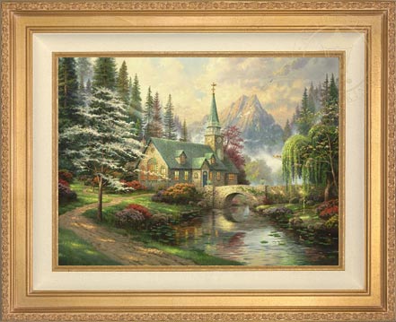 Dogwood Chapel, by Thomas Kinkade