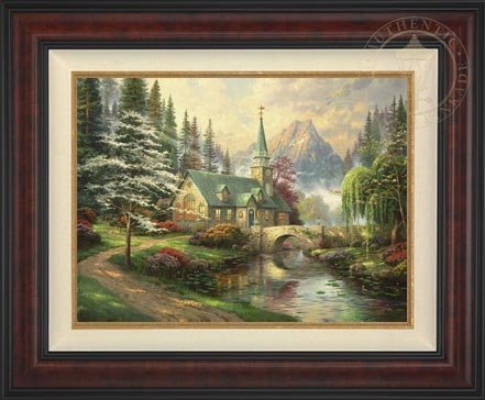 Dogwood Chapel, by Thomas Kinkade