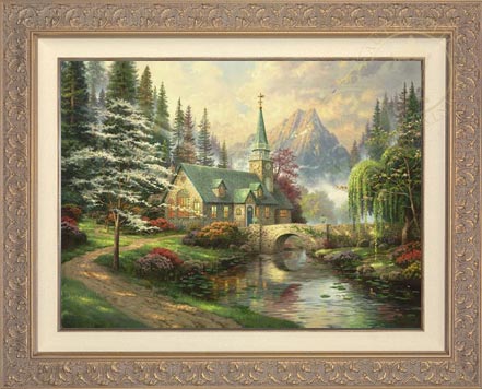 Dogwood Chapel, by Thomas Kinkade