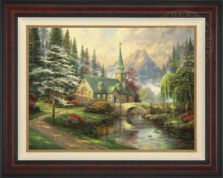 Dogwood Chapel, by Thomas Kinkade