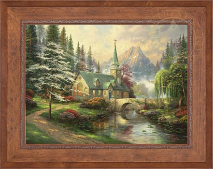 Dogwood Chapel, by Thomas Kinkade