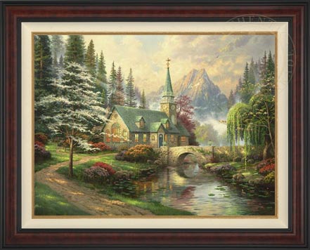 Dogwood Chapel, by Thomas Kinkade