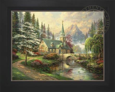 Dogwood Chapel, by Thomas Kinkade