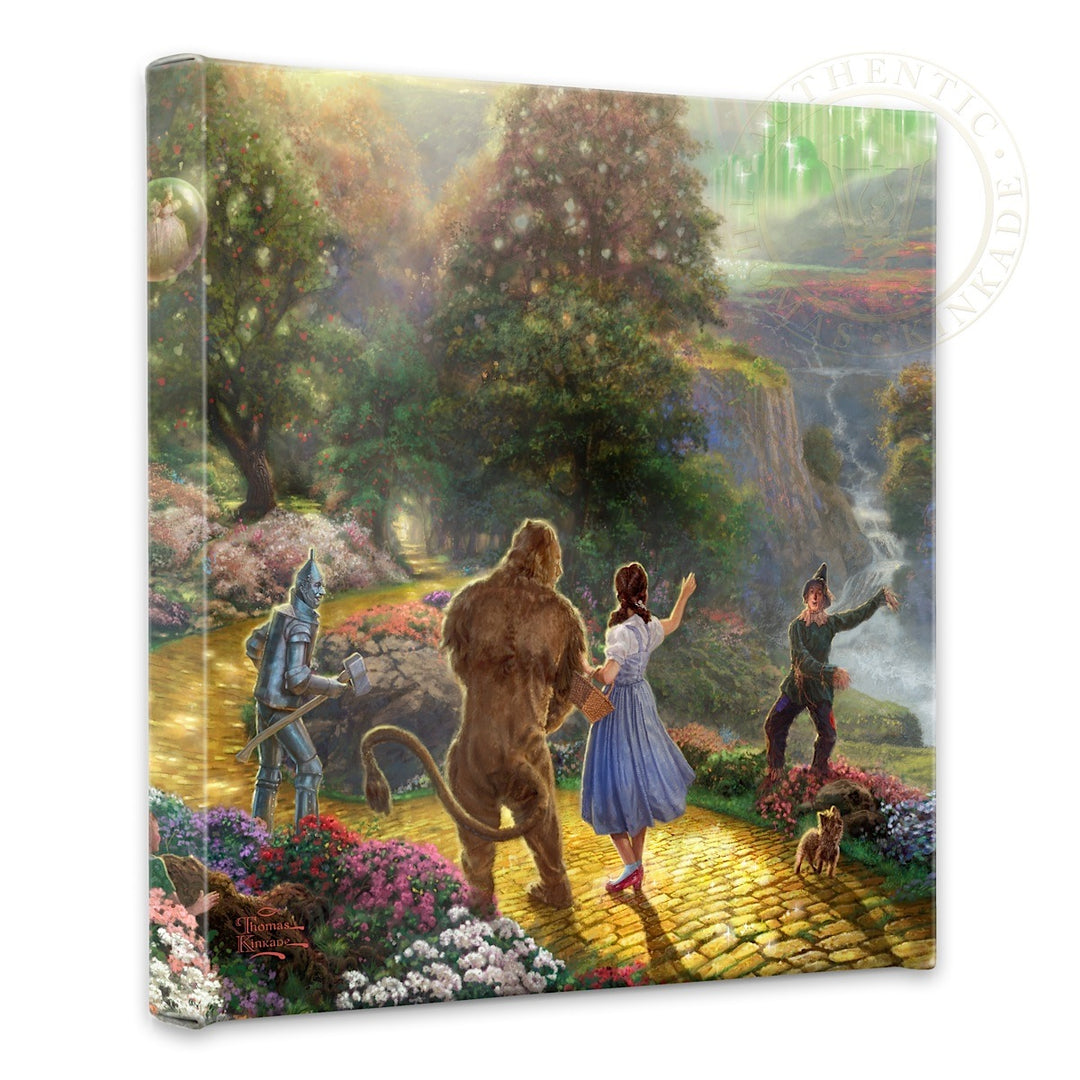 Dorothy Discovers the Emerald City - 14" x 14" Gallery Wrapped Canvas